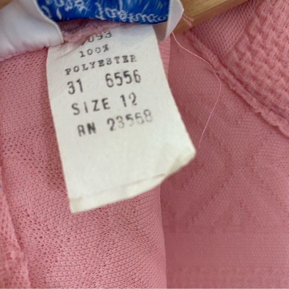 Vintage 60s Barbie Pink Dress Mod Barbiecore Long Sleeve Mini Small to Medium - Picture 7 of 10